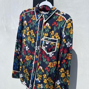 Tory Burch Jackie Printed Top